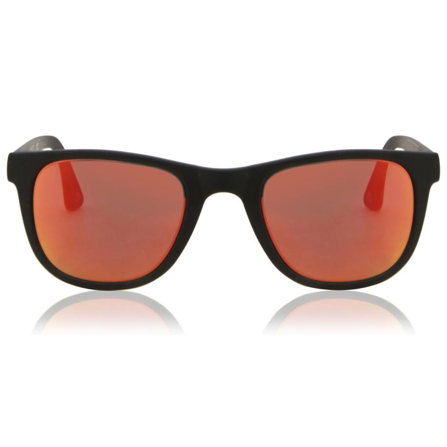 Heren Vierkant Volledige rand Plastic Zwart Zonnebril - SmartBuy Collection