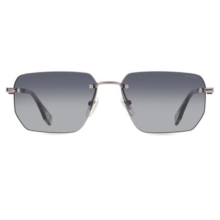 Police SPLQ89 FORCE 8 0509 Zilver Heren Zonnebril