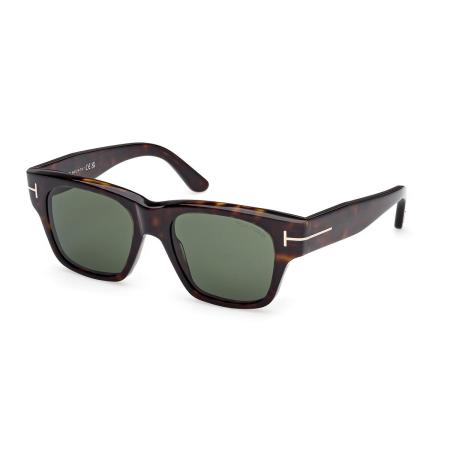 Tom Ford FT1280 CAINE-02 52N Tortoiseshell Heren Zonnebril