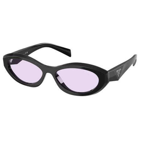 Prada PR 26ZSF Aziatische pasvorm 16K40J Zwart Dames Zonnebril