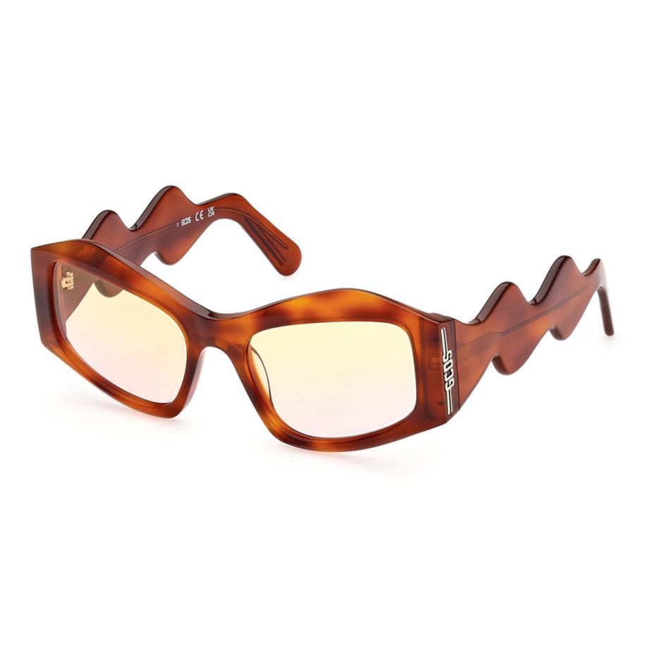 GCDS GD0023 53G Tortoiseshell Heren Zonnebril