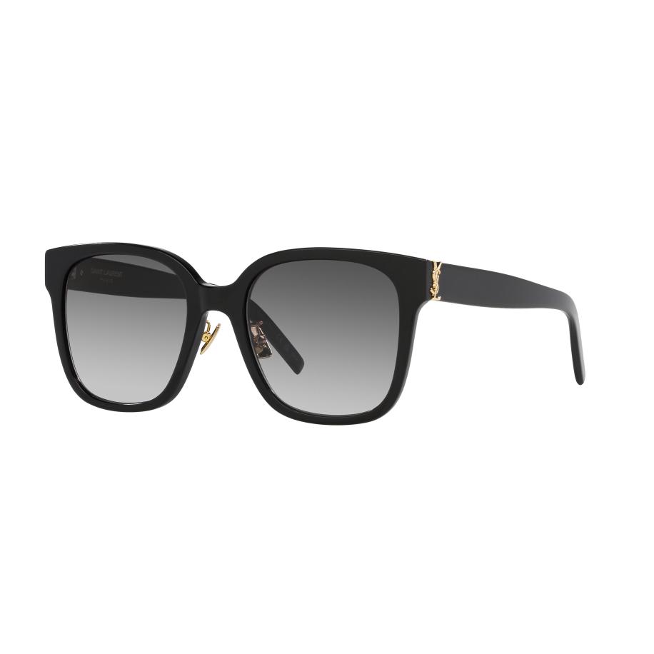 Saint Laurent Vrouwelijk Sunglass SL M105/F - Framekleur: Zwart, Lenskleur: Grijs Grijs