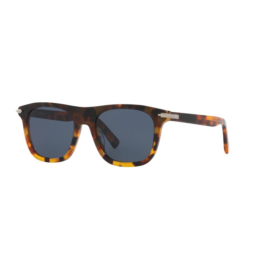 DIOR Mannelijk Sunglass Diorblacksuit S13I DM40136I - Framekleur: Tortoise, Lenskleur: Blauw Blauw