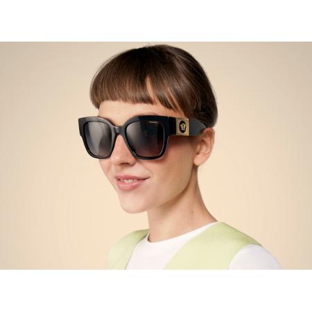 Versace VE4437U Polarized GB1/T3 Zwart Dames Zonnebril