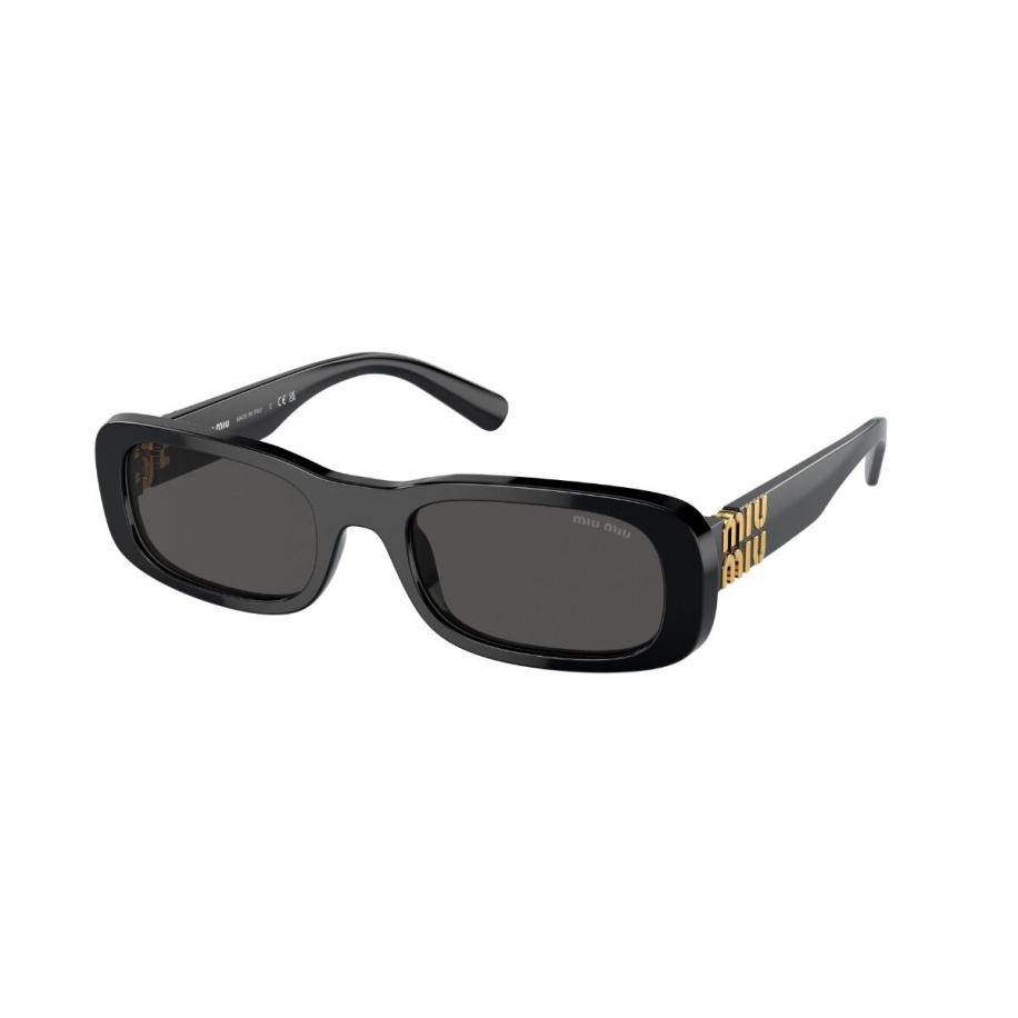 Miu Miu MU08ZS 1AB5S0 Zwart Dames Zonnebril
