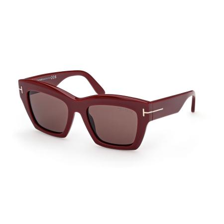 Tom Ford FT1191 LUNA 69E Bordeaux Dames Zonnebril