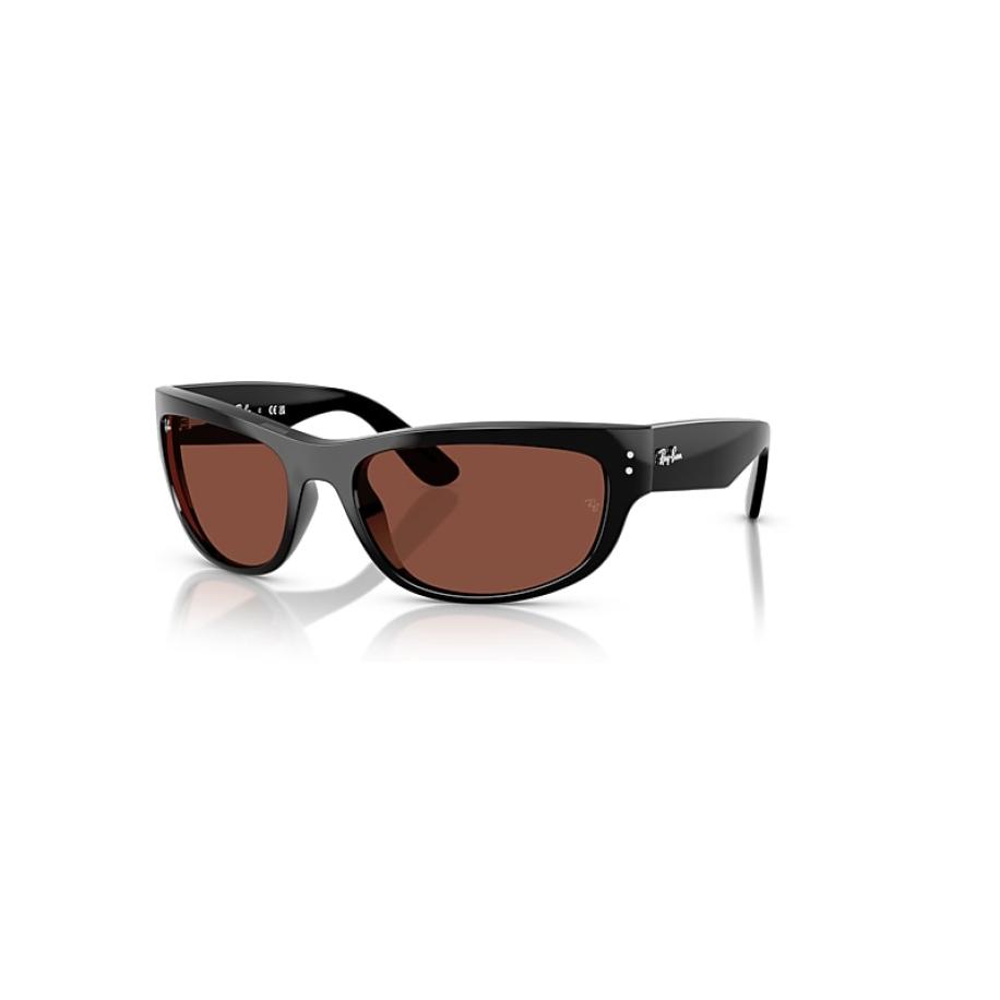 Ray-Ban Mega Balorama Limited zonnebril Zwart montuur Rood glazen 63-19 Zwart