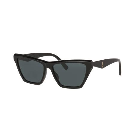 Saint Laurent Vrouwelijk Sunglass SL M103 - Framekleur: Zwart glanzend, Lenskleur: Zwart