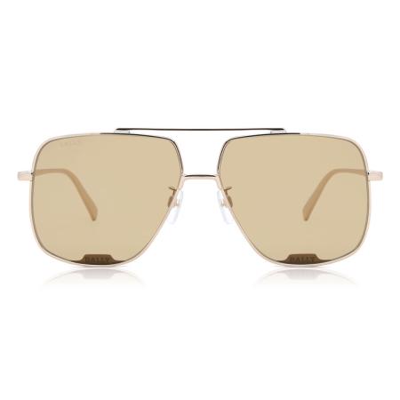 Bally BY0017D Aziatische pasvorm 28E Rose-Goud Heren Zonnebril