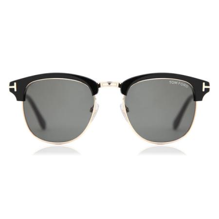 Tom Ford FT0248 HENRY 05N Zwart Heren Zonnebril