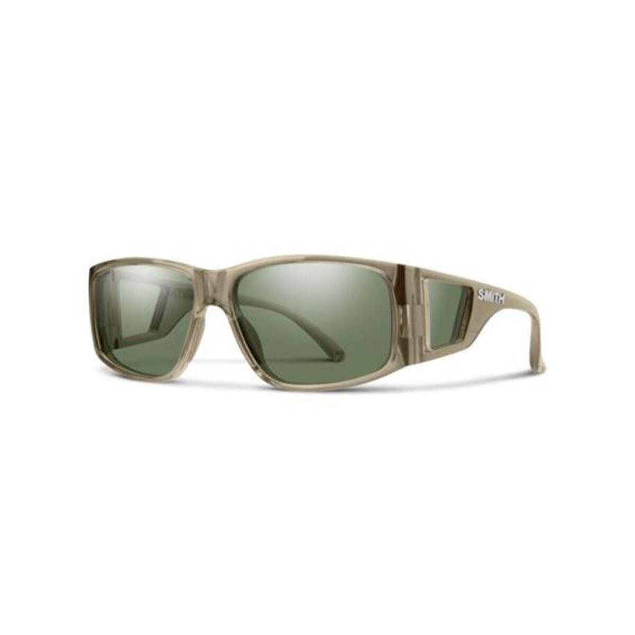 Smith MONROE PEAK Polarized 63M/L7 Grijs Heren Zonnebril