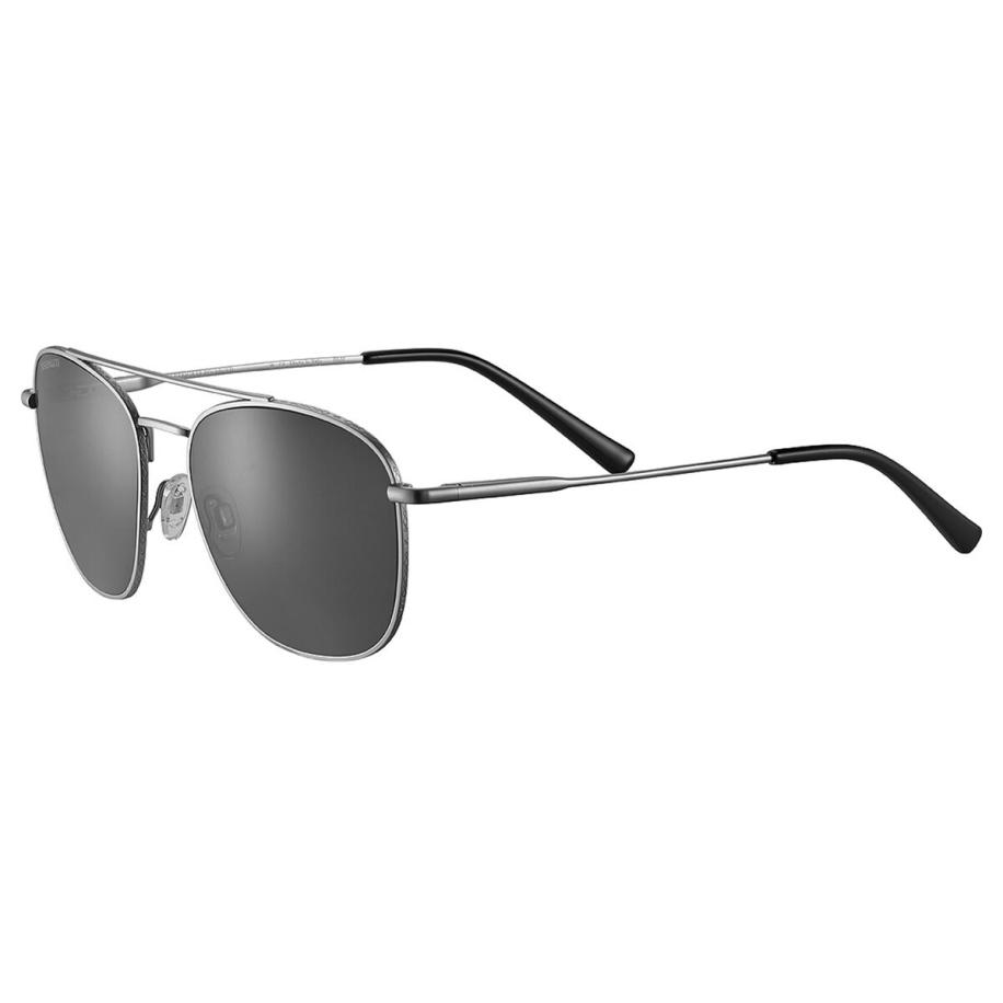 Serengeti Carroll Polarized SS598001 Zilver Heren Zonnebril
