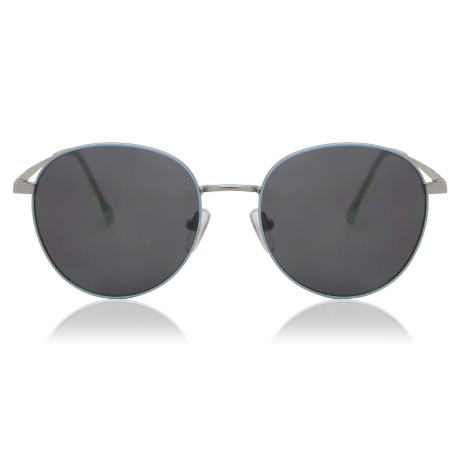 Heren Ovaal Volledige rand Metaal Blauw Zonnebril - SmartBuy Collection