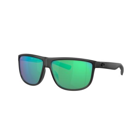 Costa Unisex Sunglass 6S9010 Rincondo - Framekleur: Mat dofgrijs kristal, Lenskleur: Groen gespiegeld