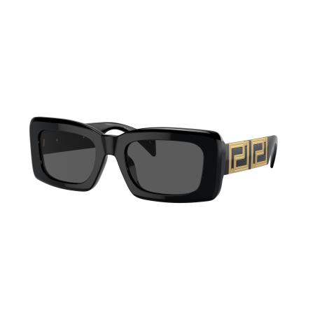 Versace Vrouwelijk Sunglass VE4444U - Framekleur: Zwart, Lenskleur: Donkergrijs