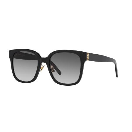 Saint Laurent Vrouwelijk Sunglass SL M105/F - Framekleur: Zwart, Lenskleur: Grijs