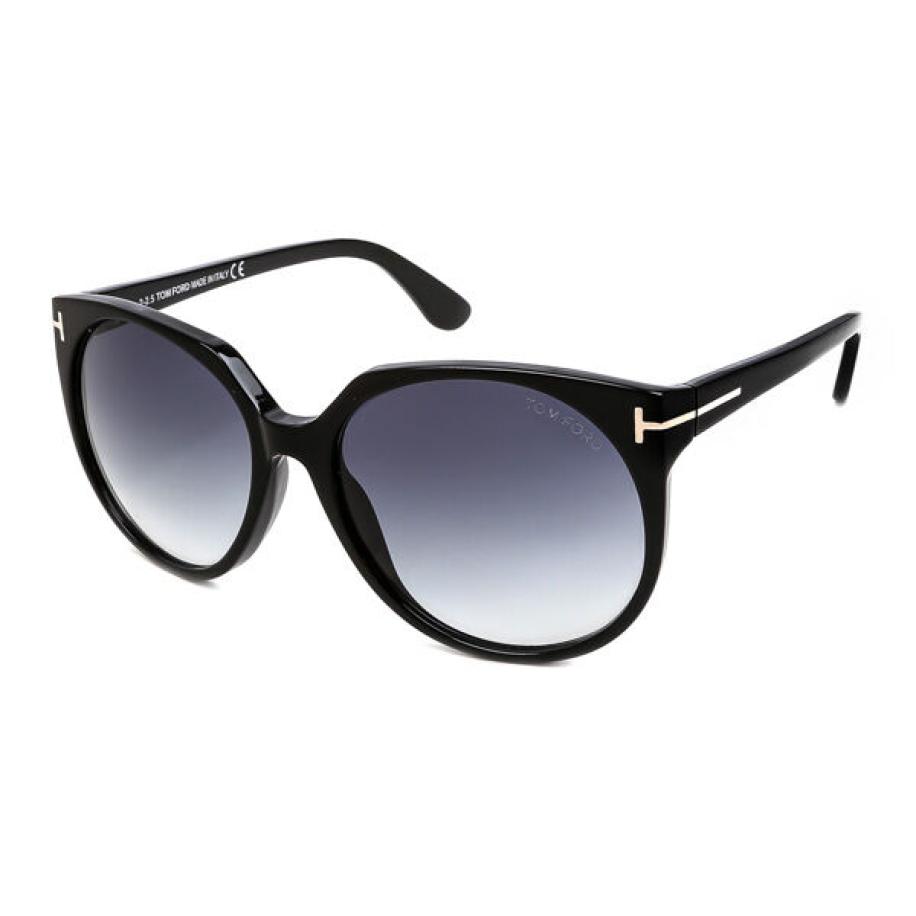 Tom Ford FT0370 AGATHA 1B Zwart Dames Zonnebril