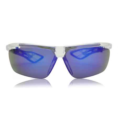 Salice 019 RW CRISTALLO/RW BLU Doorzichtig Heren Zonnebril