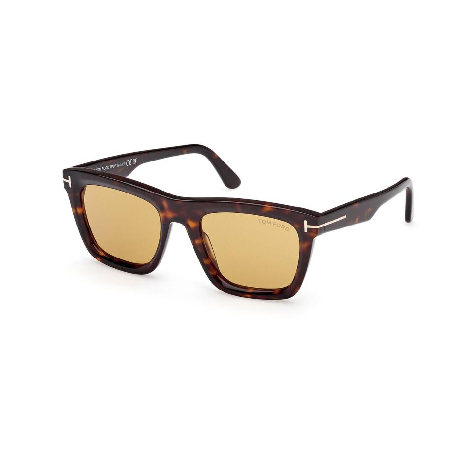 Tom Ford FT1207 LELIO 52E Tortoiseshell Heren Zonnebril