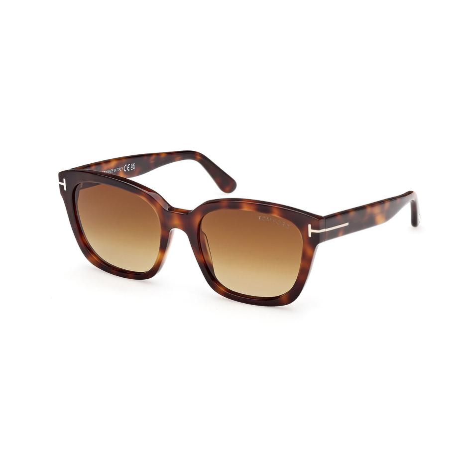 Tom Ford FT1216 HAYLAY 53F Tortoiseshell Dames Zonnebril