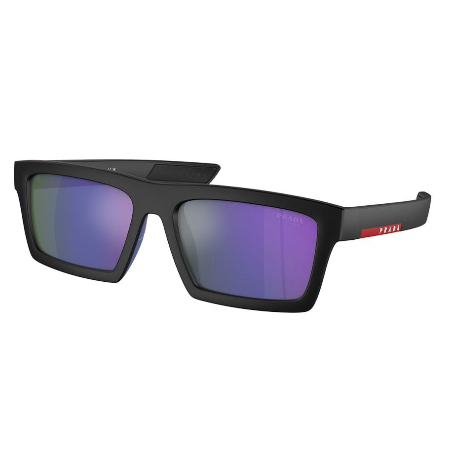 Prada Linea Rossa PS02ZSU 1BO05U Zwart Heren Zonnebril