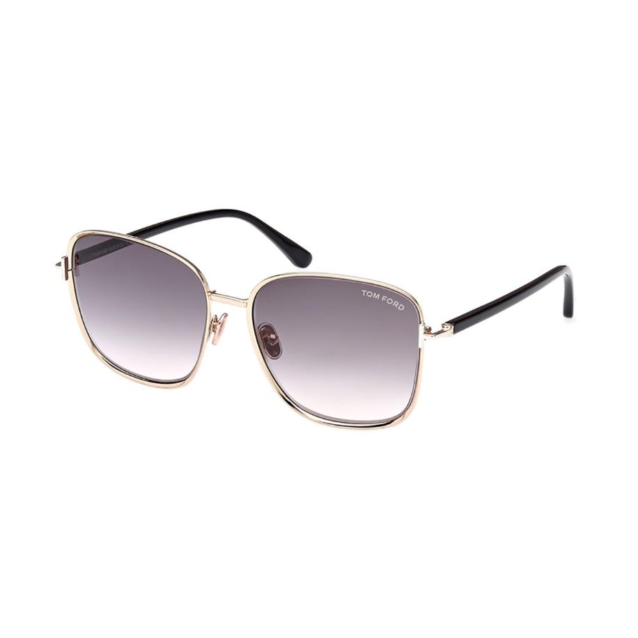 Tom Ford FT1029 FERN 28B Goud Dames Zonnebril