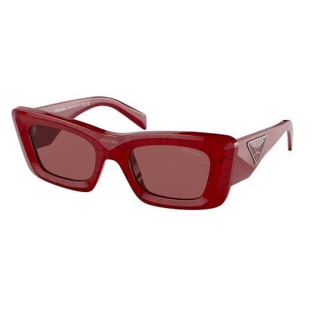 Prada PR 13ZS 15D08S Rood Dames Zonnebril