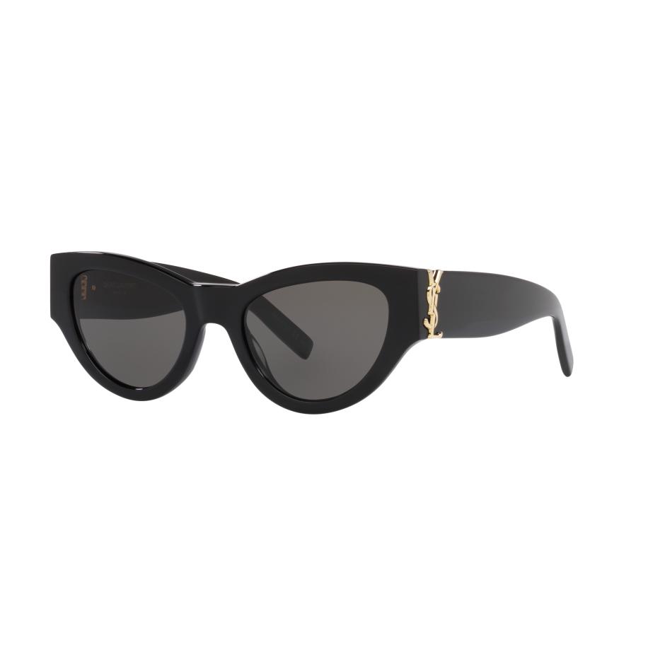 Saint Laurent Vrouwelijk Sunglass SL M94 - Framekleur: Zwart, Lenskleur: Grijs Grijs