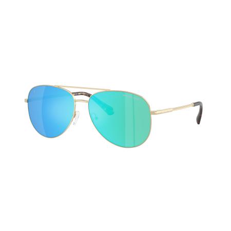 Michael Kors Vrouwelijk Sunglass MK1172 Perledo - Framekleur: Lichtgoud, Lenskleur: Blauw Polar
