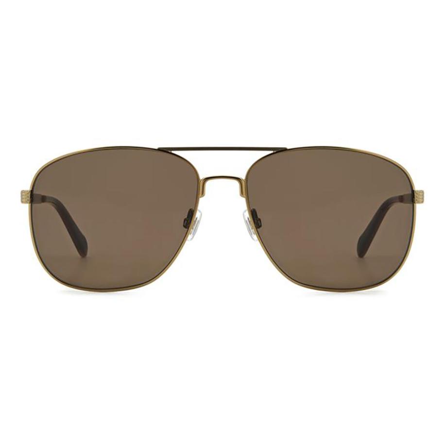 Fossil FOS 2143/G/S Aziatische pasvorm OUN/70 Goud Heren Zonnebril