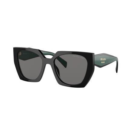 Prada Vrouwelijk Sunglass PR 15WS - Framekleur: Zwart, Lenskleur: Donkergrijs Polar