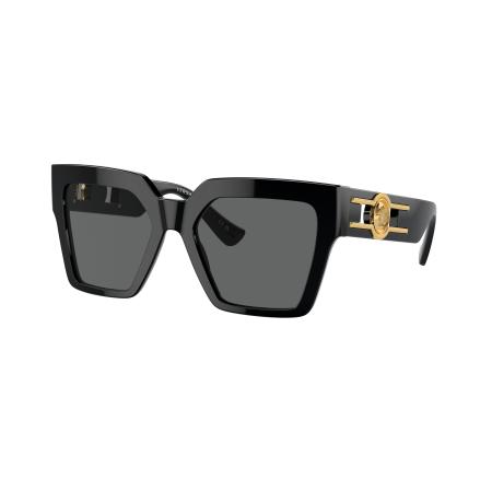 Versace Vrouwelijk Sunglass VE4458 - Framekleur: Zwart, Lenskleur: Donkergrijs