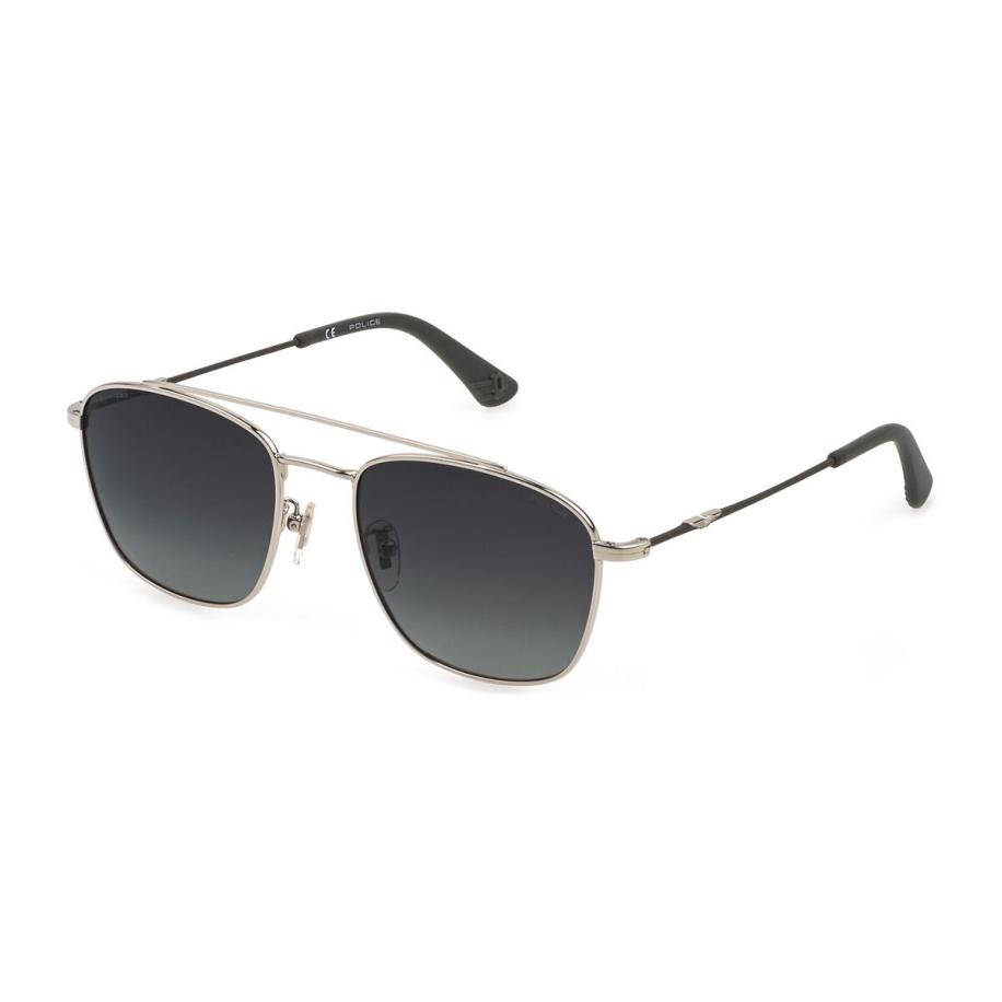 Police SPL996E Polarized 579P Grijs Heren Zonnebril