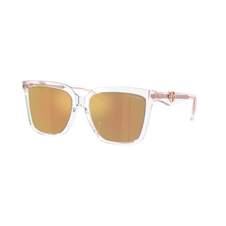 Michael Kors Vrouwelijk Sunglass MK2256U Menaggio - Framekleur: Kristal, Lenskleur: Roségoud gespiegeld polar