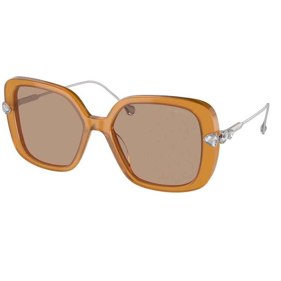 Swarovski SK6011F Aziatische pasvorm 200563 Bruin Dames Zonnebril