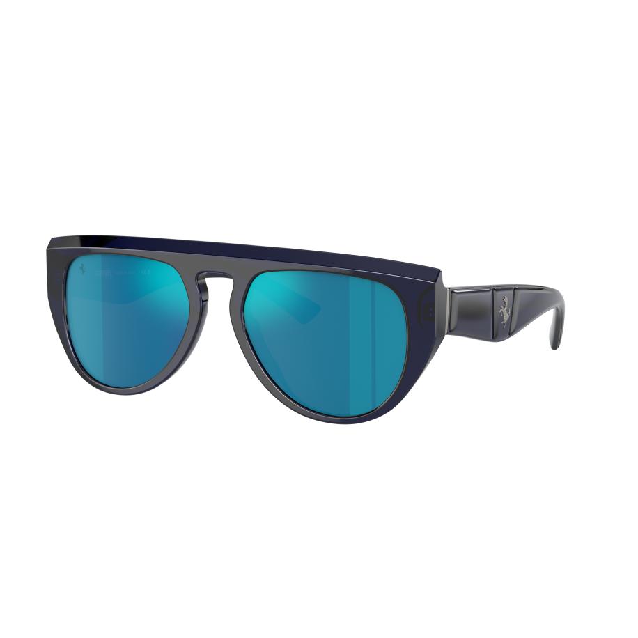 Ferrari Unisex Sunglass FH2005U - Framekleur: Blauw, Lenskleur: Blauw gespiegeld Blauw