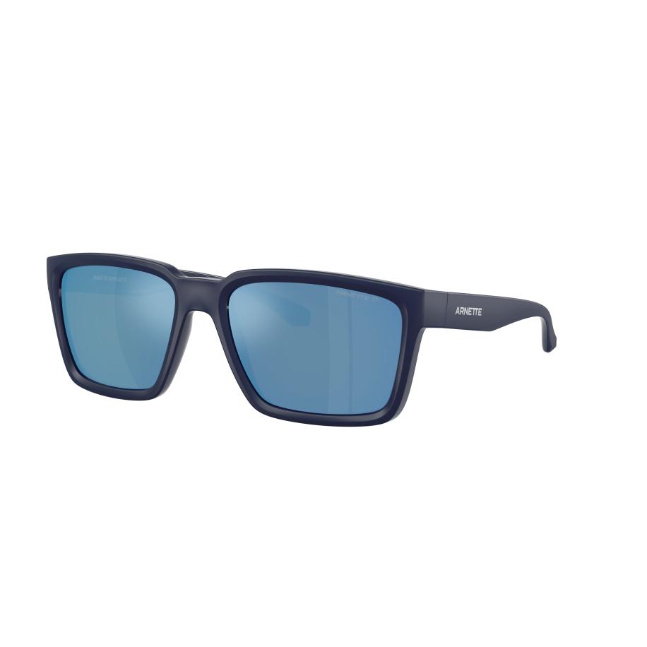 Arnette Mannelijk Sunglass AN4346 Plot Twist - Framekleur: Donkerblauw bovenkant mat/glanzend, Lenskleur: Donkergrijs gespiegeld water polar Multicolor