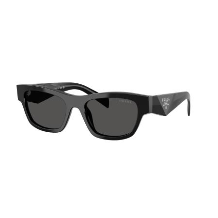 Prada Vrouwelijk Sunglass PR B09S - Framekleur: Zwart, Lenskleur: Donkergrijs
