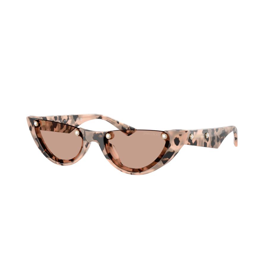 Jimmy Choo Vrouwelijk Sunglass JC5049HU - Framekleur: Roze Havana, Lenskleur: Bruin Bruin