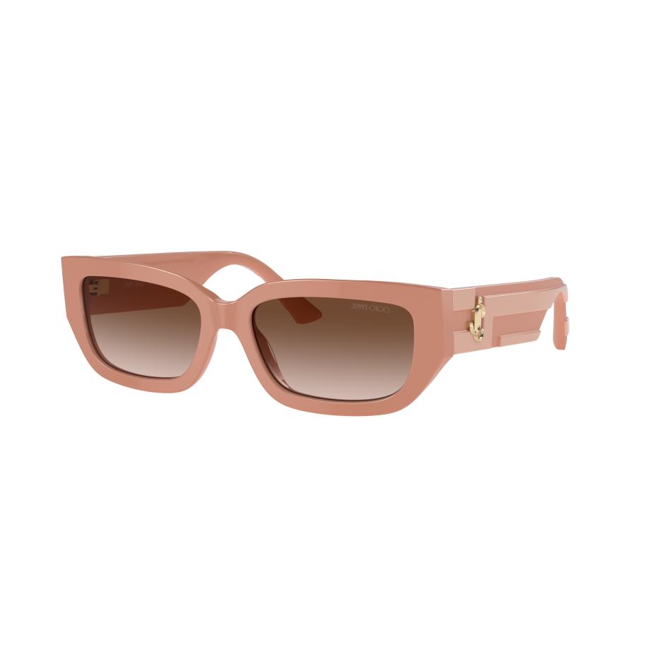 Jimmy Choo Vrouwelijk Sunglass JC5017 - Framekleur: Roze, Lenskleur: Gradiënt bruin Bruin