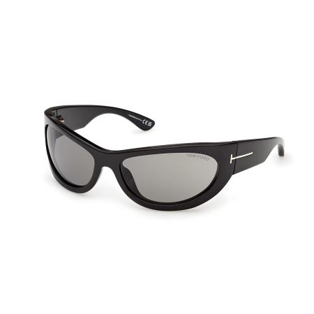 Tom Ford FT1365 LEONA-02 01A Zwart Dames Zonnebril