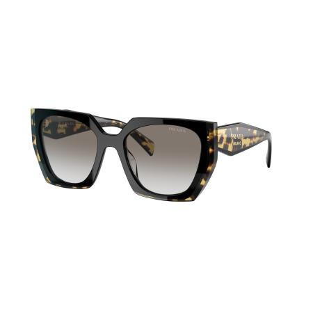 Prada Vrouwelijk Sunglass PR 15WS - Framekleur: Zwart/medium tortoise, Lenskleur: Grijs Gradiënt