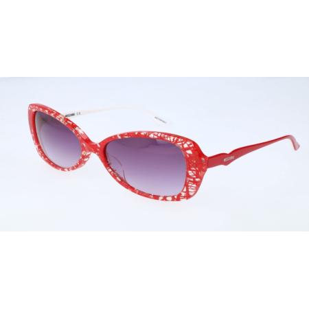 Moschino MO73104SA Aziatische pasvorm 04SA Rood Dames Zonnebril