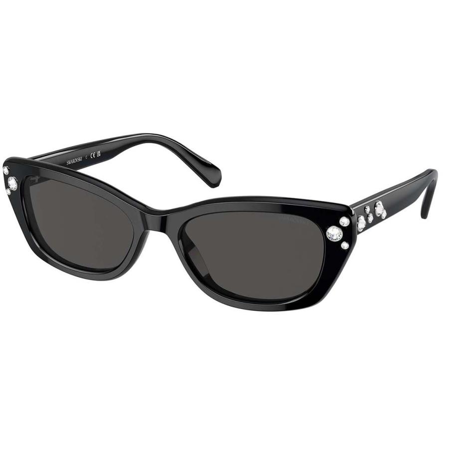 Swarovski SK6019F Aziatische pasvorm 100187 Zwart Dames Zonnebril