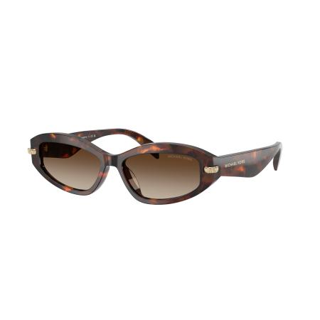 Michael Kors Vrouwelijk Sunglass MK2260D Wilmington - Framekleur: Luggage Tortoise, Lenskleur: Dofgrijs gradiënt