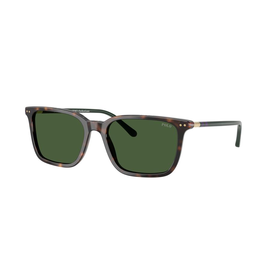 Polo Ralph Lauren Mannelijk Sunglass PH4226 - Framekleur: Glanzend donker Havana, Lenskleur: Flessengroen Groen