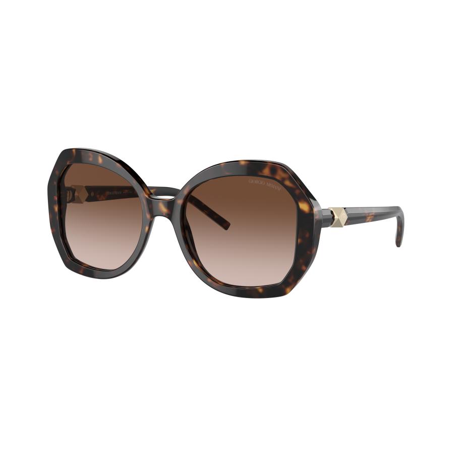 Giorgio Armani AR8180 502613 Tortoiseshell Dames Zonnebril Bruin