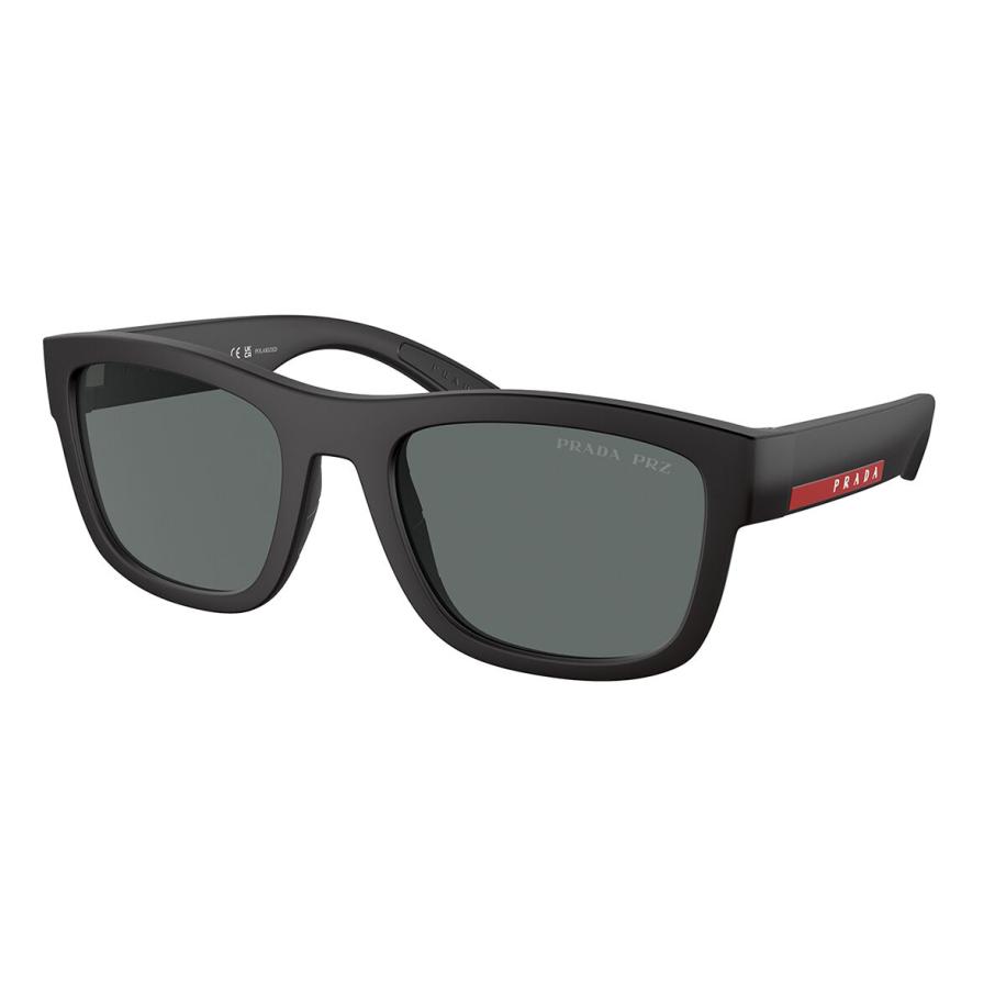 Prada Linea Rossa PS01ZS Polarized DG002G Zwart Heren Zonnebril