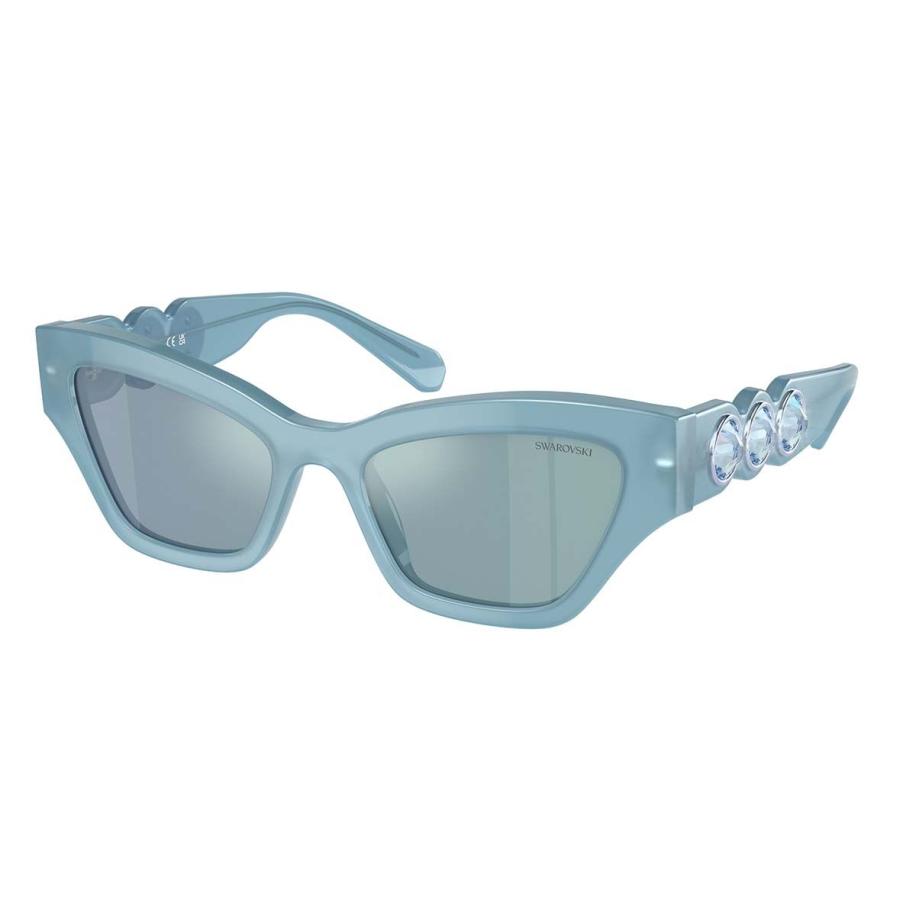 Swarovski SK6021F Aziatische pasvorm 20046J Blauw Dames Zonnebril