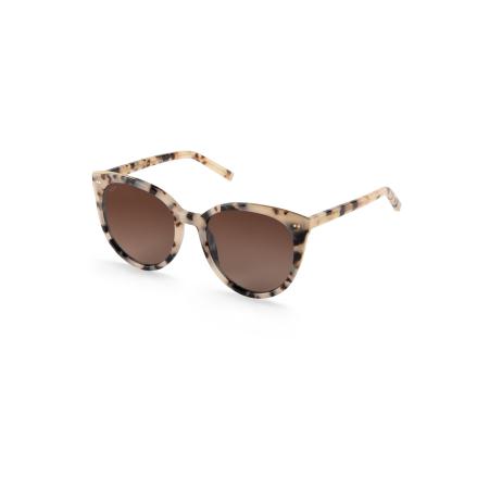 Kapten & Son Kapten & Son Zonnebril Manhattan Sand Tortoise Brown lichtbruin / donkerbruin